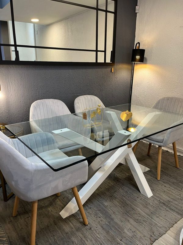 Mesa De Comedor BM402 Estilo Moderno / Fabricación Bukur - Imagen 4
