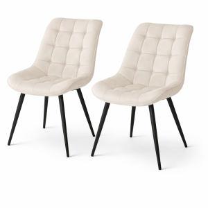 Pack 2 Silla Capitoné Top / Importación Bukur