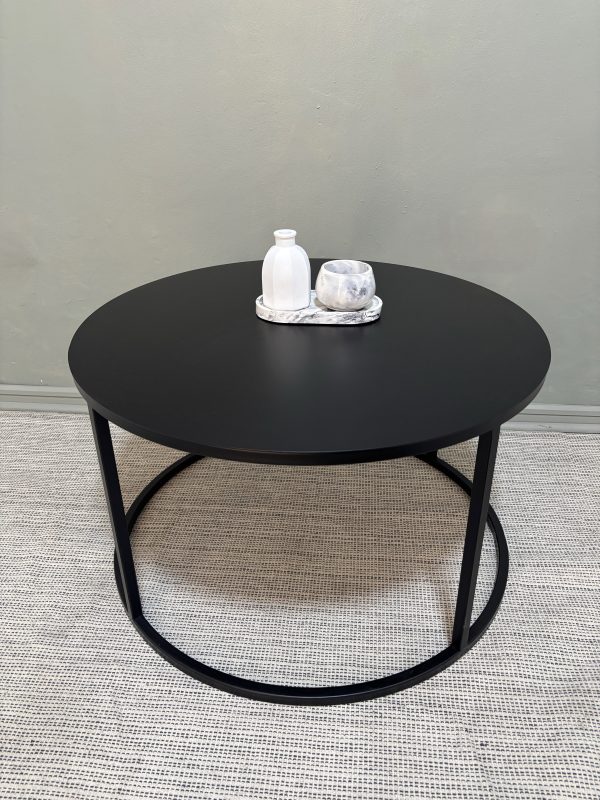 Mesa de Centro Circular Metal/ Fabricación Bukur